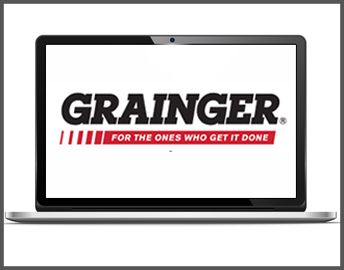 Grainger logo on a screen