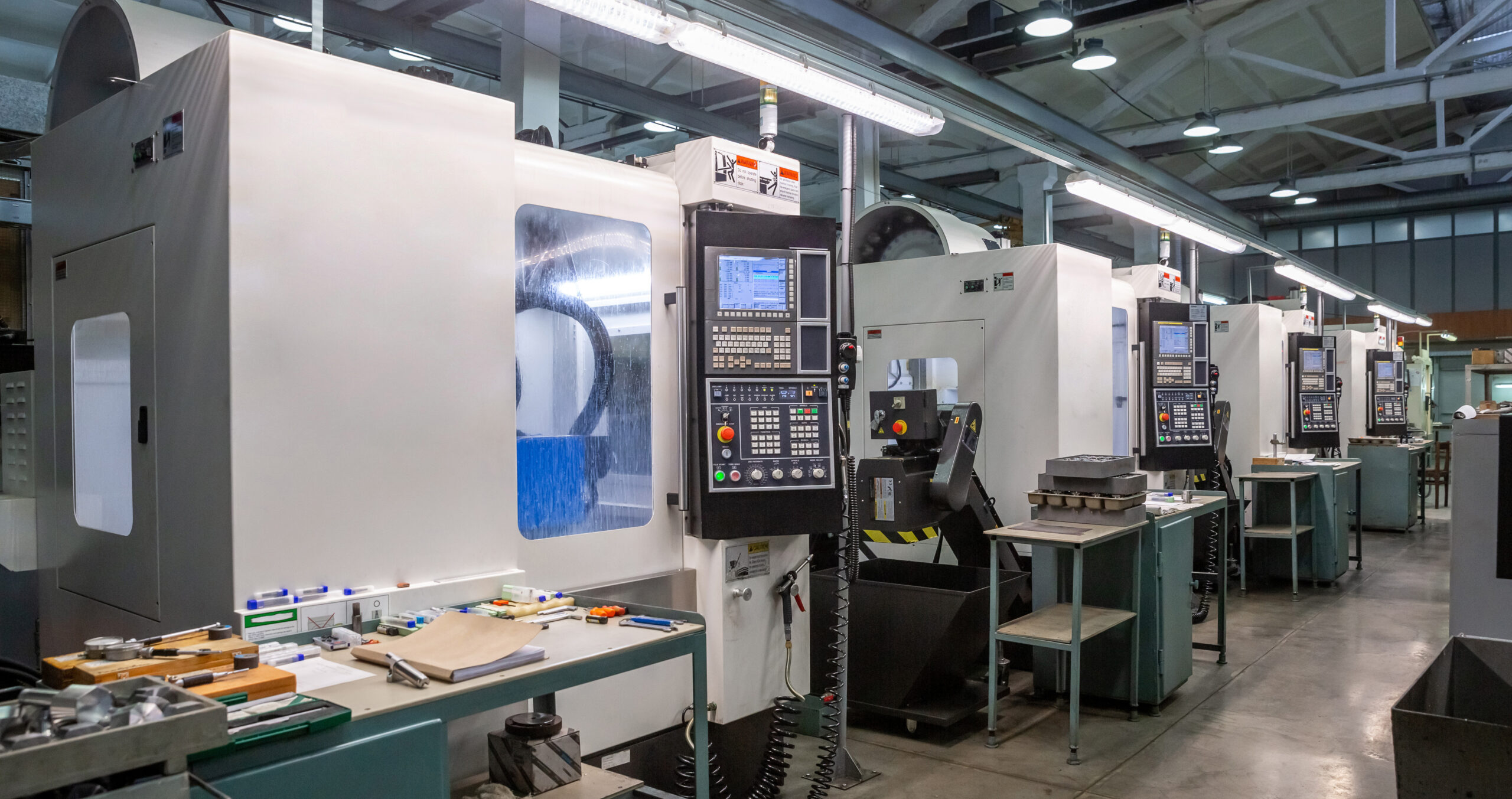 modern cnc lathes in the metalworking industry. A series of several machines