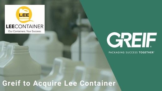 Greif to Acquire Lee Container for $300M - Modern Distribution Management
