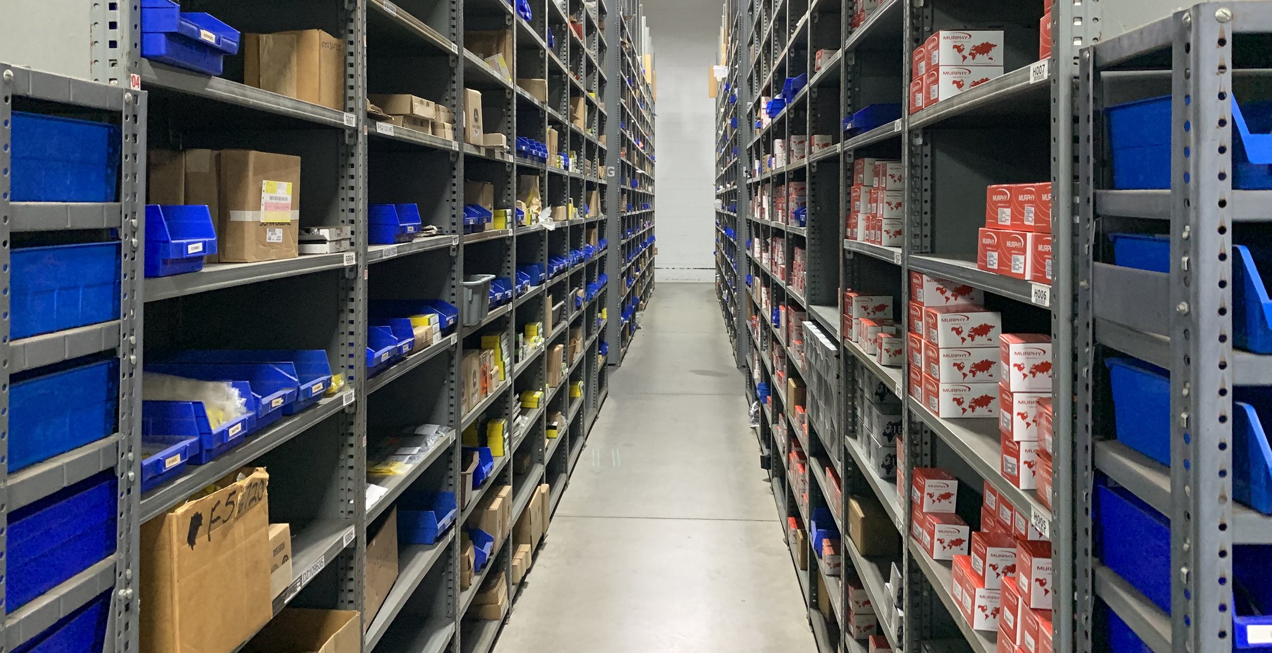Warehouse shelves asf