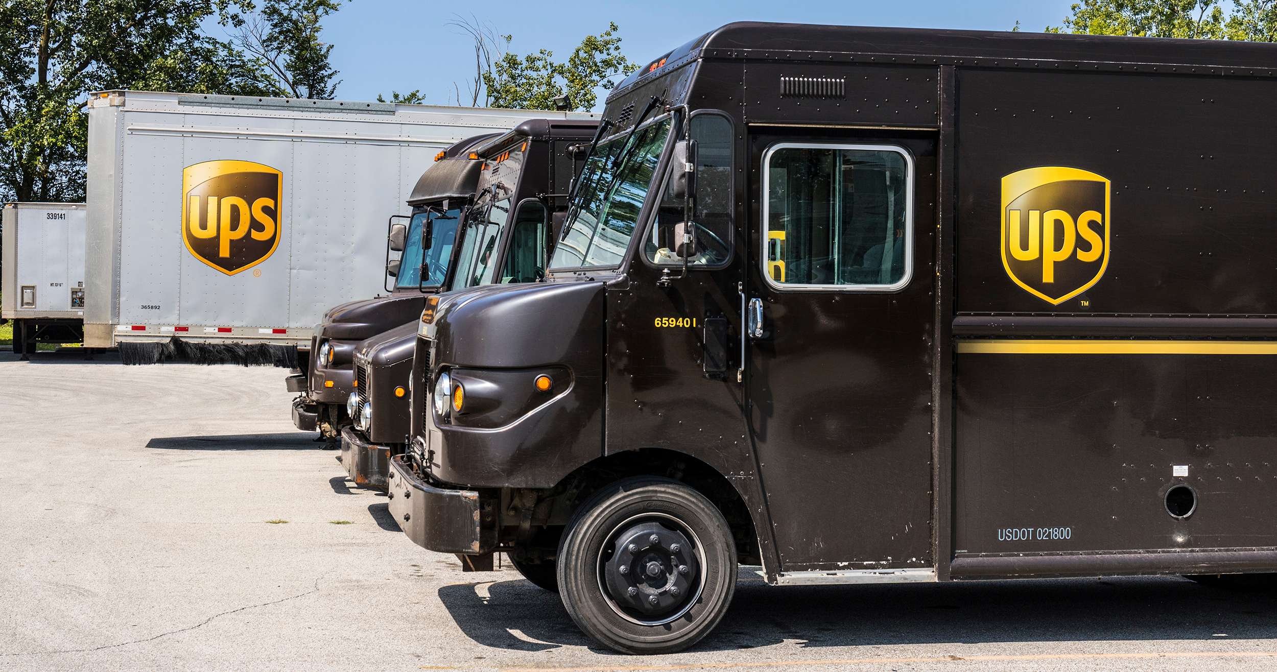 Kokomo - Circa August 2017: United Parcel Service Delivery Truck. UPS is the World's Largest Package Delivery Company VI