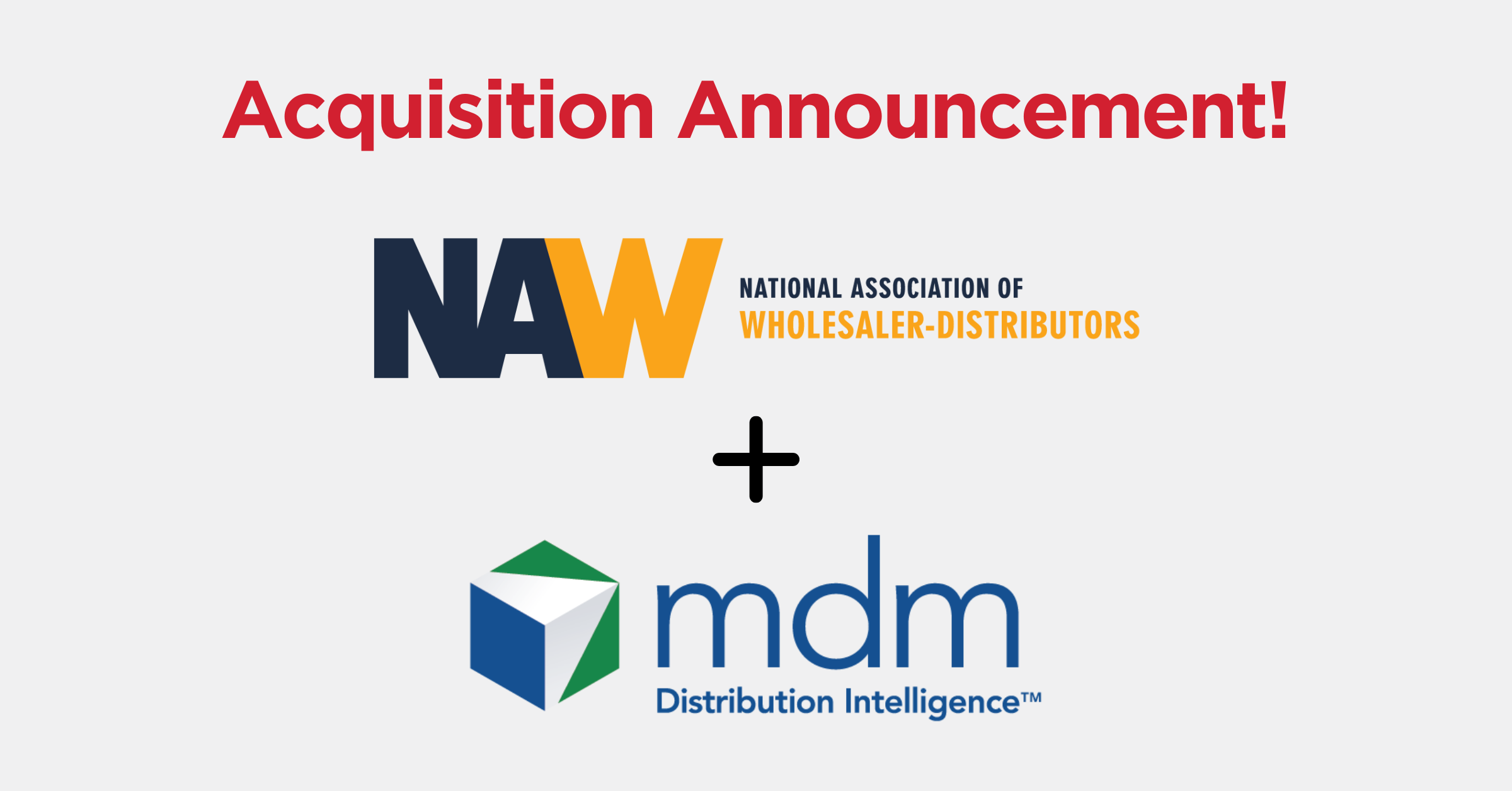 MDM + NAW Announcement website image