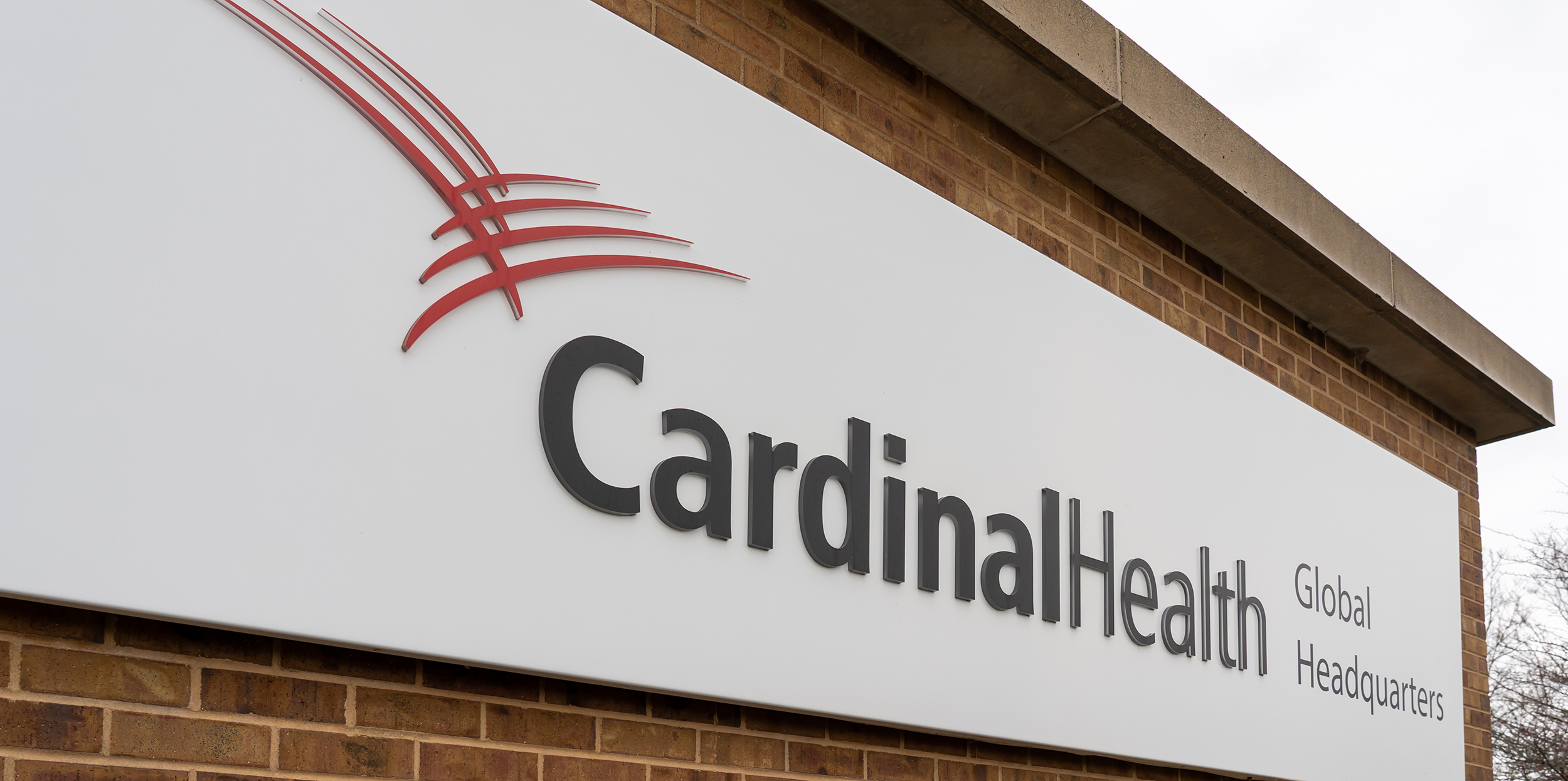 Dublin, Ohio, USA - December 27, 2021: CardinalHealth sign at th