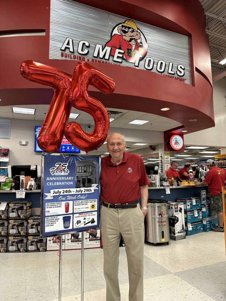 Daniel Kuhlman served as president of Acme Tools for over 50 years.