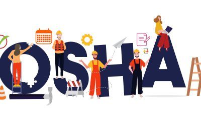 Occupational Safety and Health Administration OSHA. Vector illustration