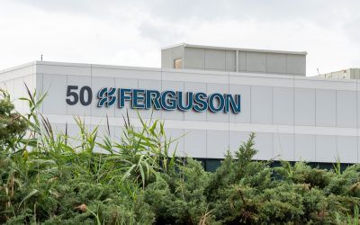 Secaucus, NJ, USA - August 22, 2022: Ferguson Plumbing Supply he
