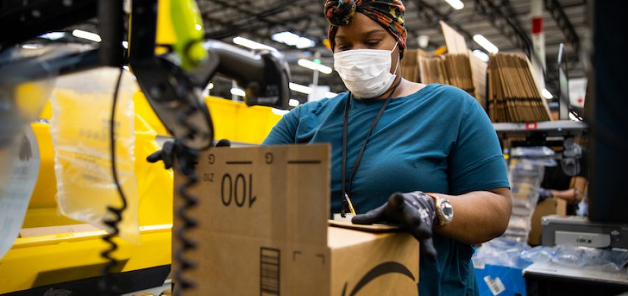 Amazon fulfillment center employee