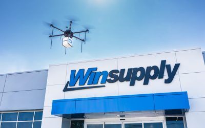 Construction materials provider Winsupply has announced its plan to offer drone delivery, according to a company news release.